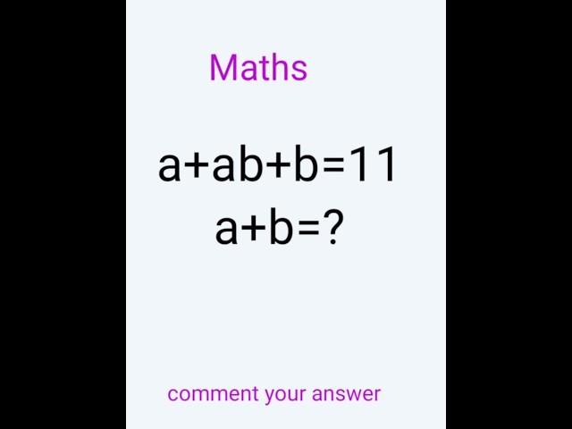maths 99%fail, brain challenge,maths iq#iqtest #algebra