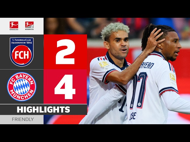 1. FC Heidenheim vs. FC Bayern München 2-4 | Highlights Friendly Match