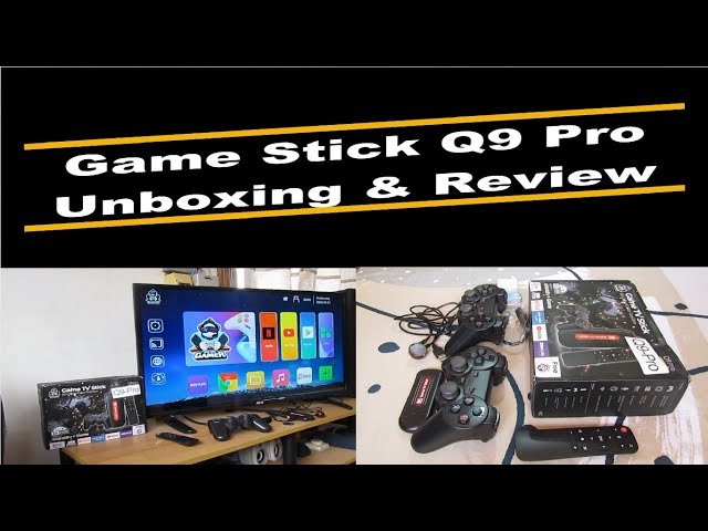 Game Stick Q9 Pro Unboxing and Review