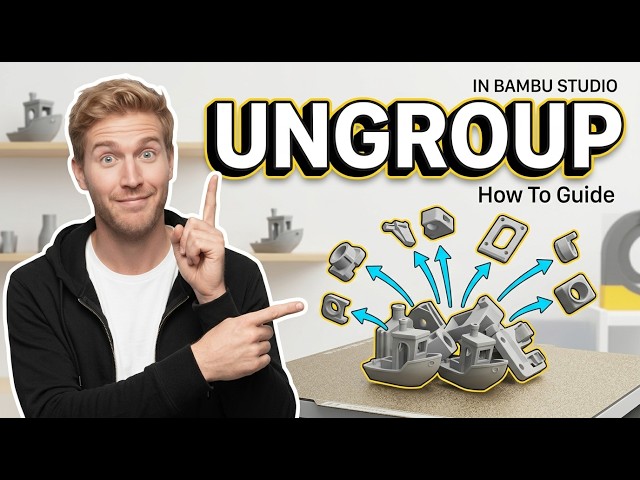 How To UNGROUP In Bambu Studio (QUICK & EASY) 2026