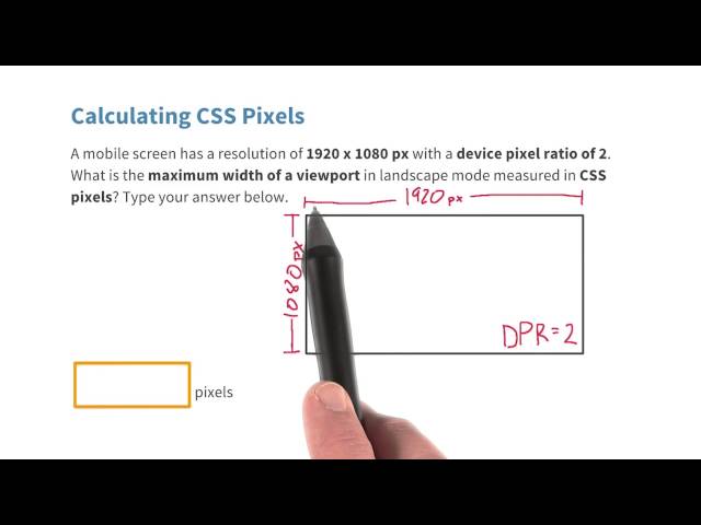 Calculating CSS Pixels Quiz - Responsive Web Design Fundamentals