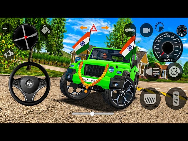 Modified Mahindra Thar Car Games: Indian Cars (Gadi Wala Game) - Car Game Android Gameplay 2026