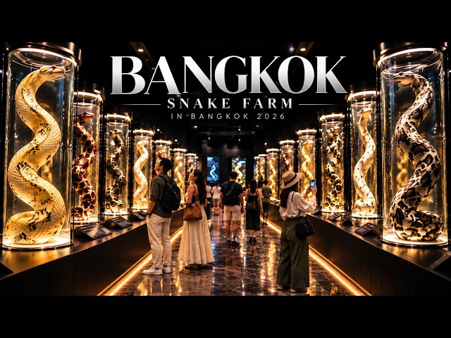 Bangkok Snake Farm 2026 🇹🇭 One of the World’s Most Extraordinary Snake Farms • 4K HDR