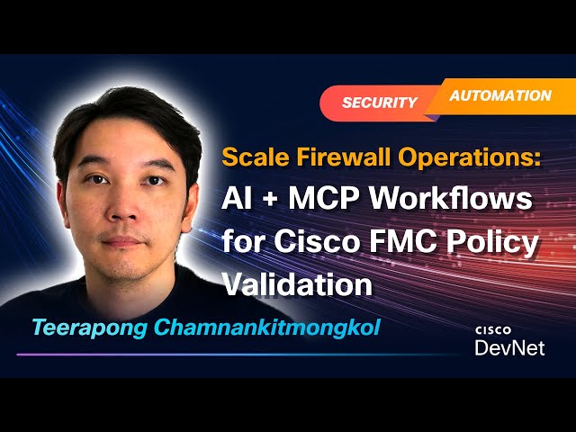 Cisco FMC MCP Server for Scaling Firewall Operations