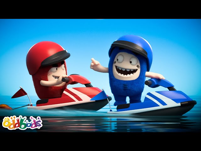 🏄‍♂️ Corredores de Jet Ski! 🏄‍♂️ |  Oddbods Brasil | Esportes e Jogos | Moonbug Crianças
