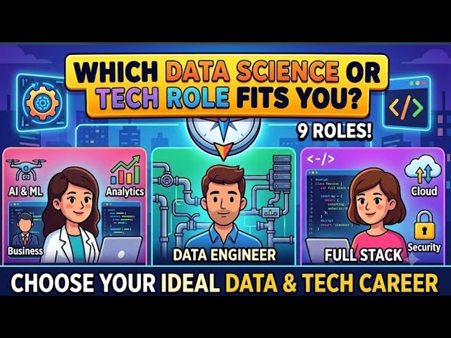 Data Science Careers Explained: Choose the Perfect Tech Role for You! | Data Science Career Guide