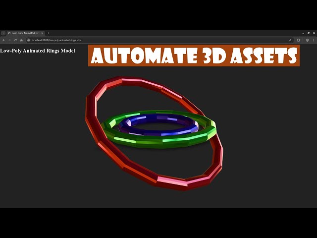 Stop Rendering! Automate 3D for Your Website with Blender Python (GLB Tutorial)