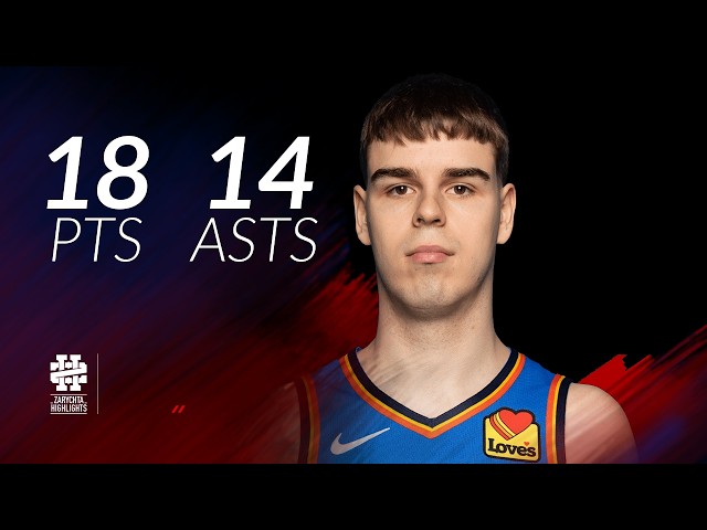 Nikola Topic 18 pts 14 asts vs Suns 25/26 season