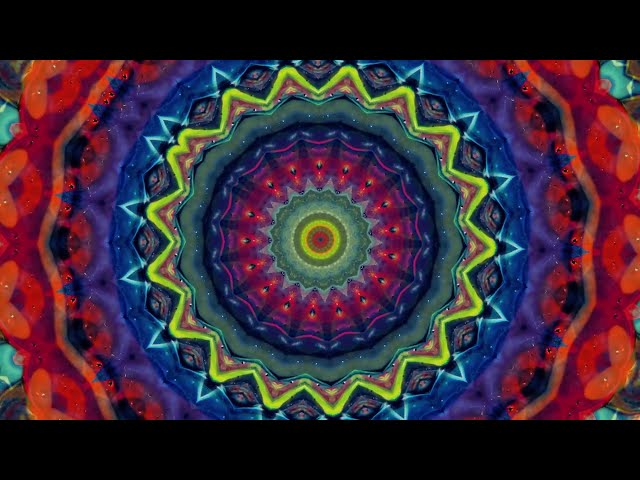 2 HRS of 4K Psychedelic Visuals with Colorful Trippy Mandala Portal
