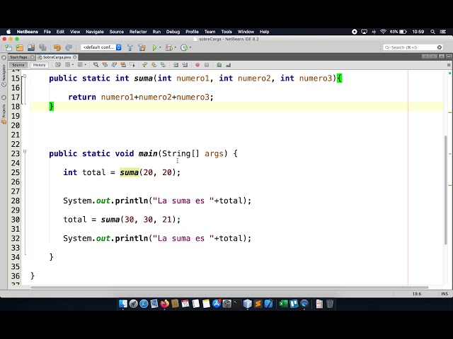 Sobrecarga de métodos y constructores en Java [2021]