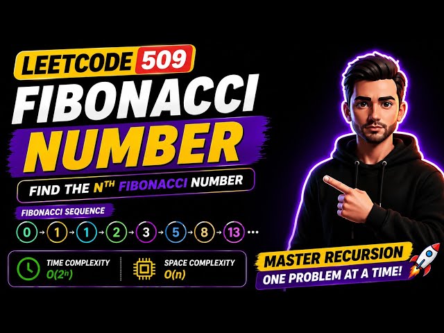 509. Fibonacci Number 🚀 Recursion Explained for Beginners