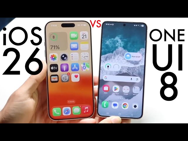 iOS 26 Vs One UI 8! (Comparison) (Review)