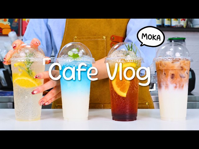 Relaxing Weekend Drink Compilation 🥤✨ | Satisfying Cafe ASMR | Cafe Vlog | MOKA Roast