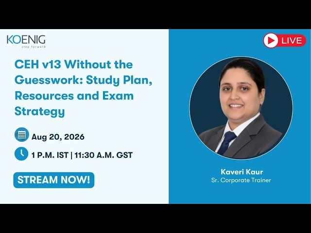CEH v13 Without the Guesswork: Study Plan, Resources and Exam Strategy