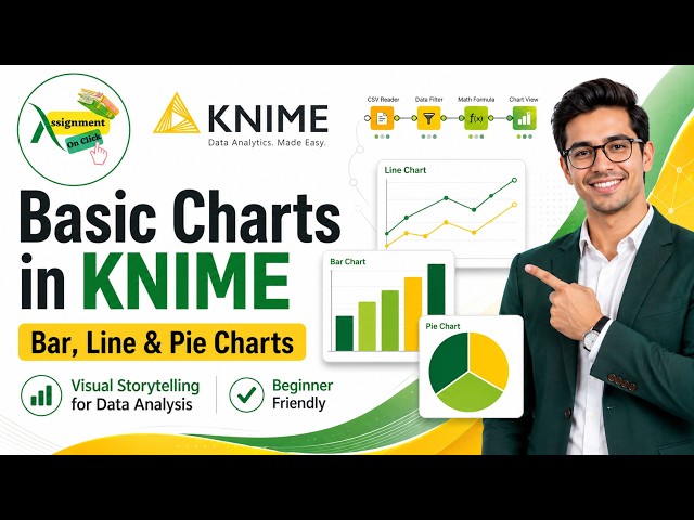 Basic Charts in KNIME: Create Bar, Line, Pie Charts for Better Data Storytelling Assignment On Click