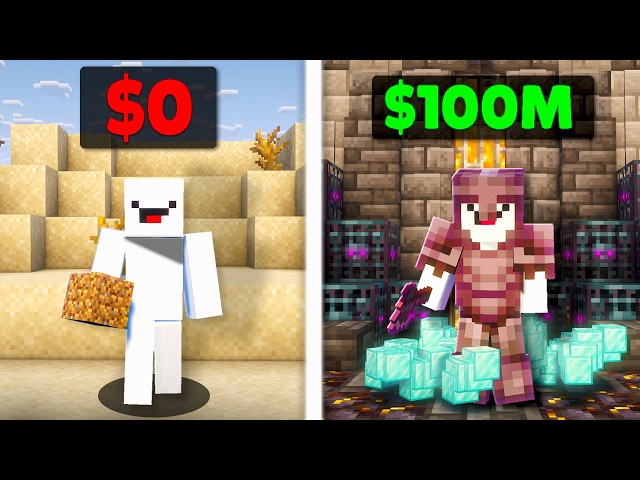$0 to $100 Million in my First Week on Minecraft Largest Server