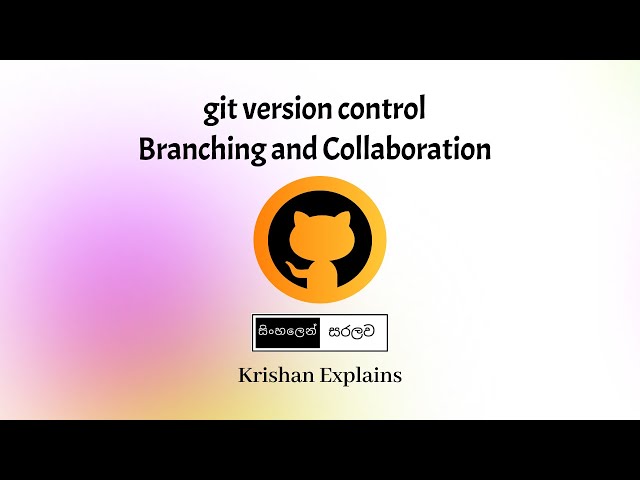 Git Version Control in Sinhala | Complete Tutorial with Examples