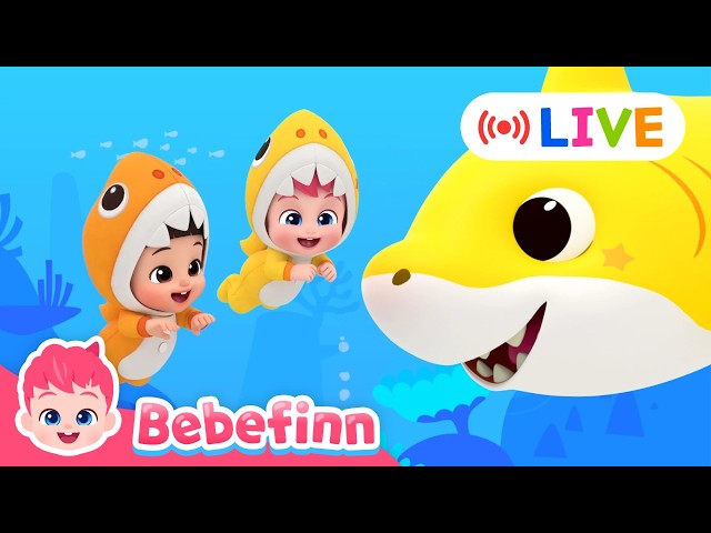 🔴 LIVE 24/7 | Bebefinn, Minjee & Baby Shark! 🦈 | Baby Shark Doo Doo & Best Kids Songs
