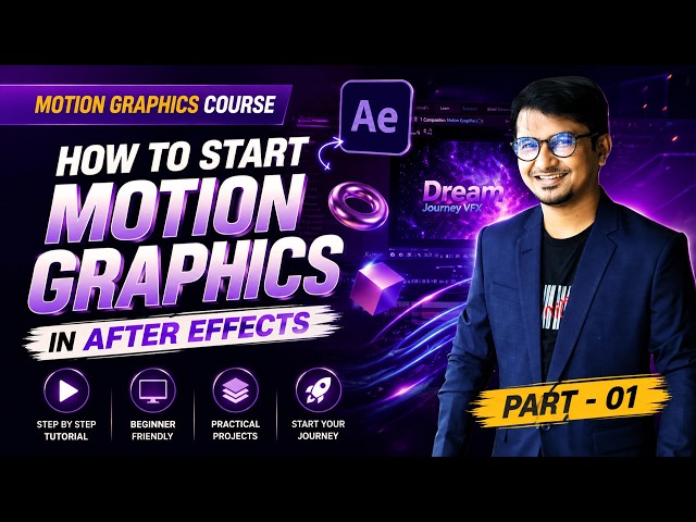 How to start Motion Graphics in After Effects Part 01
