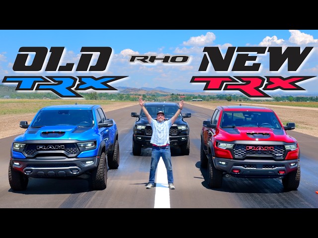 Old vs New Ram TRX vs RHO Drag Race - We Really Didn’t Expect This Result!