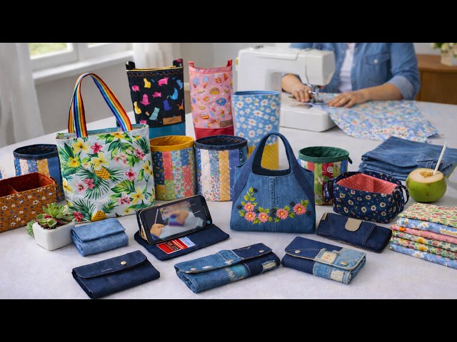 A Collection of Easy Sewing Ideas from Fabric Scraps for Beginners