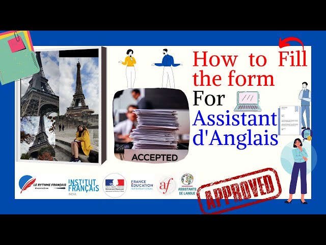 Episode 8 Learn step by step about How to fill Assistant de la Langue Anglais Program Form  With LRF
