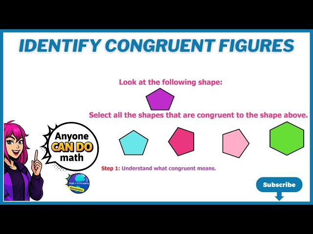 Identify Congruent Figures