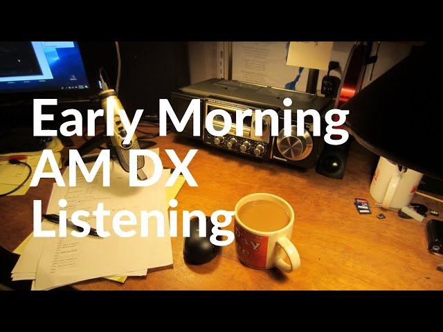 Early Morning AM DX Radio  (ft. Panasonic RF-3100)