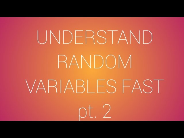 Probability mass functions and probability density function