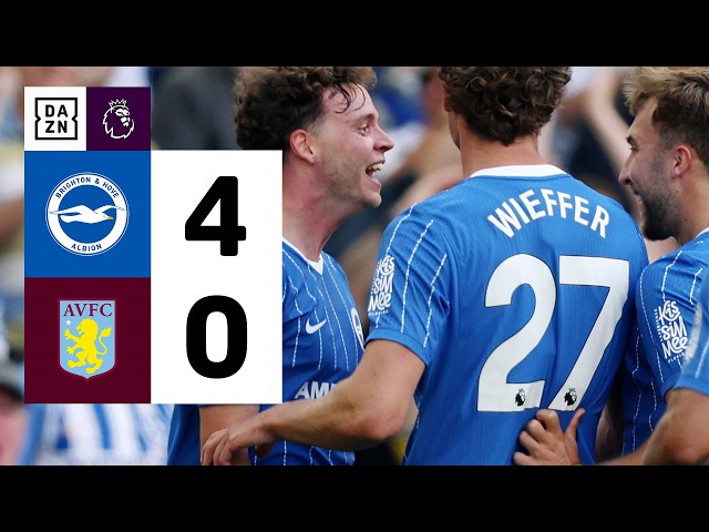 Brighton vs Aston Villa (4-0) | Highlights and Goals | Premier League Highlights