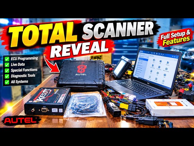 TOTAL SCANNER REVEAL 🔥 | Complete Car Diagnostic Scanner Setup & Testing