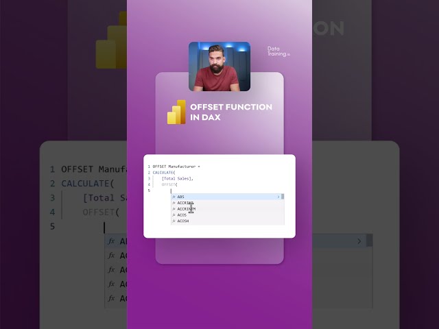 Excel-like calculations in Power BI |  OFFSET Function in Power BI?