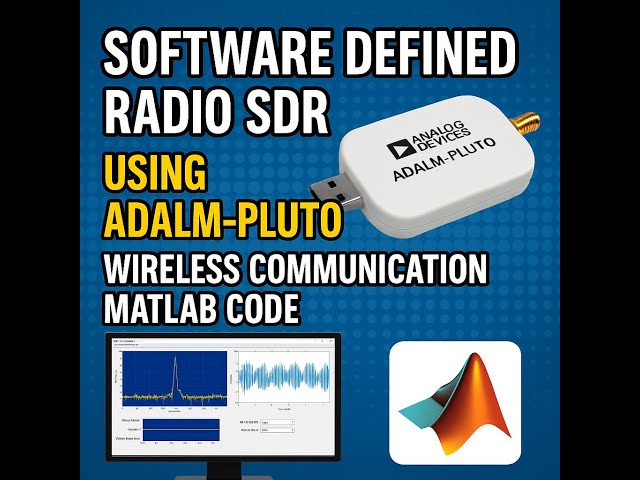 🎥 Software Defined Radio (SDR) with ADALM-PLUTO | Wireless Communication using MATLAB