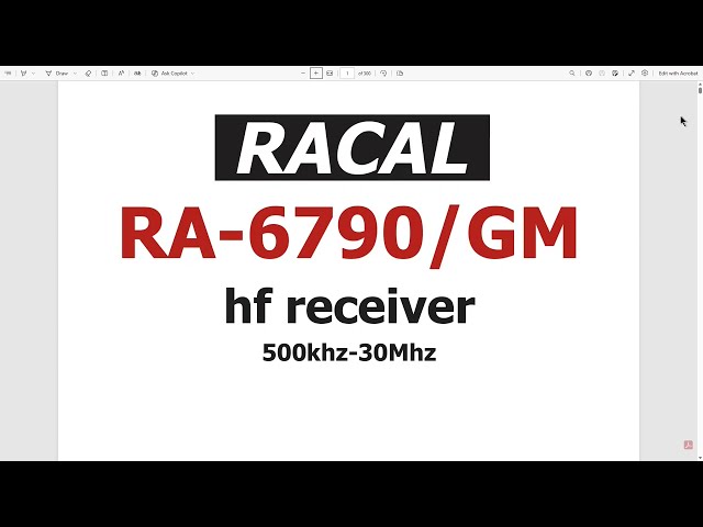 RACAL RA6790 AI Guided Restoration Video #1 - Data Sentry Module