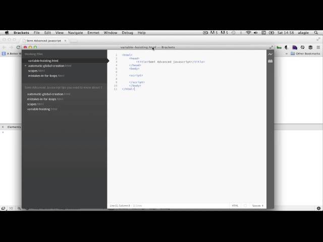 Semi Advanced javascript tips -  Introduction