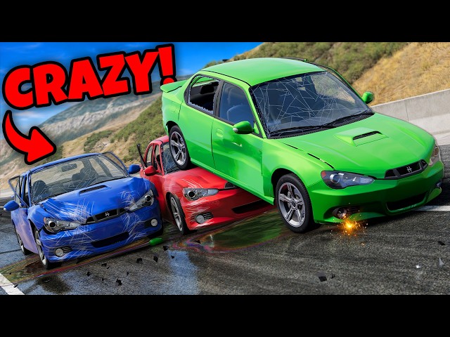 These New Car Crash Effects Are INSANE! (BeamNG Drive Mods)