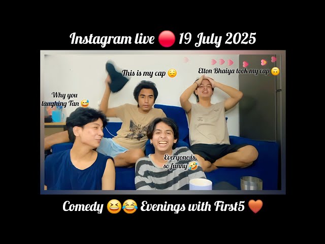 @First5official Insta Live ( July 19, 2025 ) 🎥✨🤎🤎 #first5 #instalive #live