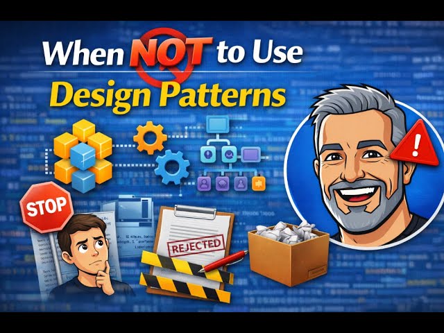 When NOT to Use Design Patterns (25 Years Experience) - Senior Dev Mistakes