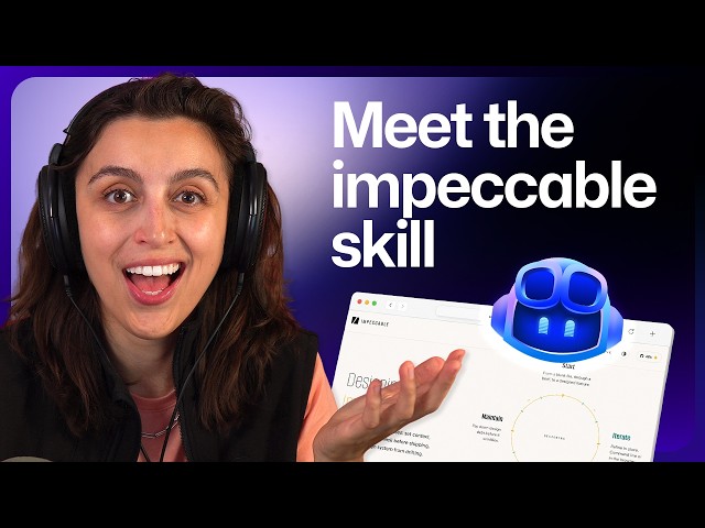 How to use the new impeccable skill in the GitHub Copilot app