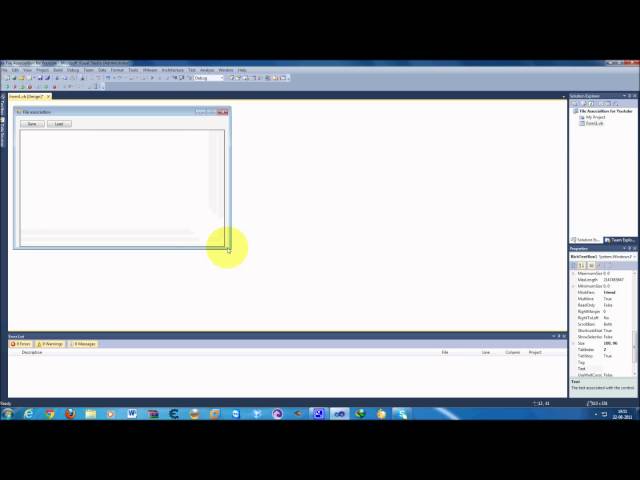 how to do file association in visual basic