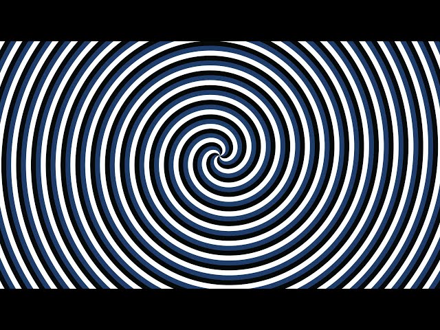 8K Optical Illusion, A Hypnotic Spiral