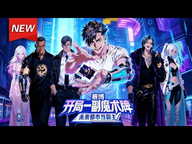 MULTISUB📢新番上线《开局一副魔术牌，未来都市当霸主》第1~60集丨身负巨债的废柴林舟意外获得神秘魔术牌，觉醒魔术异能，从此踏上逆天改命之路！#漫剧 #破晓动漫社