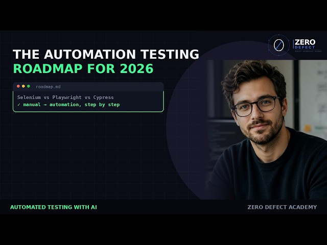 The Automation Testing Roadmap for 2026 (Manual Testers Start Here)