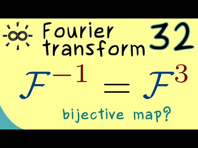 Fourier Transform 32 | Isomorphism on Schwartz Space