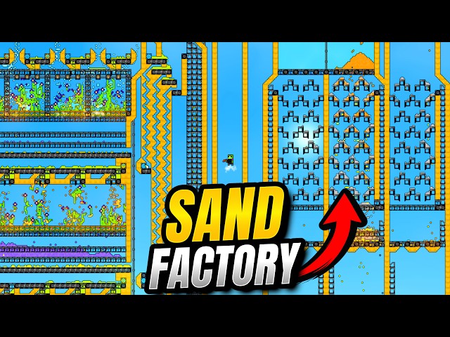 I Built the PERFECT SAND-To-GOLD Factory in This NEW Automation Game!