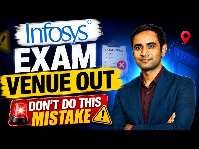 Infosys Exam Venue Out | Don't do this mistake | Infosys Password Reset
