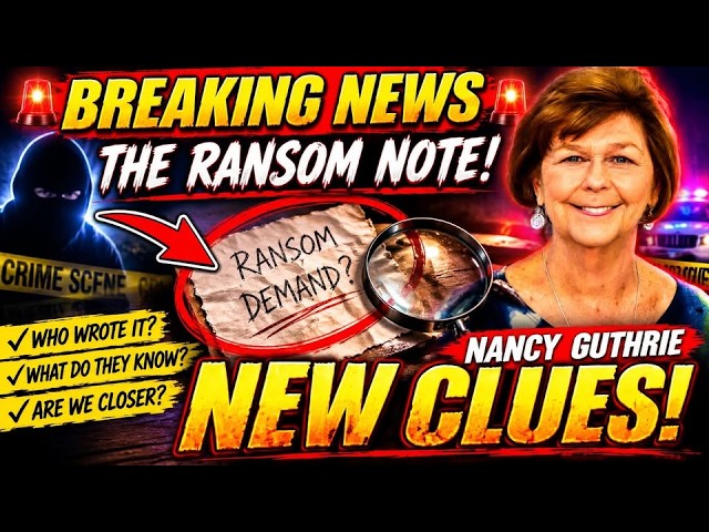 🚨 BREAKING NEWS IN THE NANCY GUTHRIE CASE! 🚨 new clues