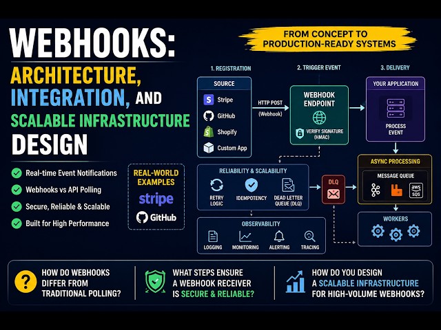 Webhooks ExplainedArchitecture, Integration & Scalable Infrastructure DesignWebhooks vs API Polling