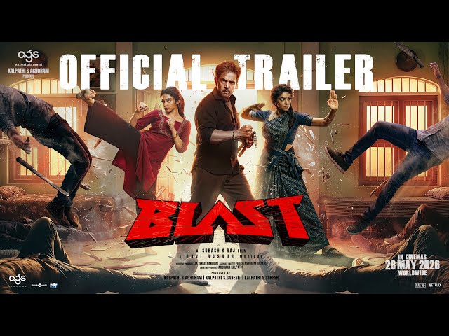Blast - Trailer | Arjun, Preity Mukundhan, Abhirami | Ravi Basrur | Subash K Raj | AGS Entertainment