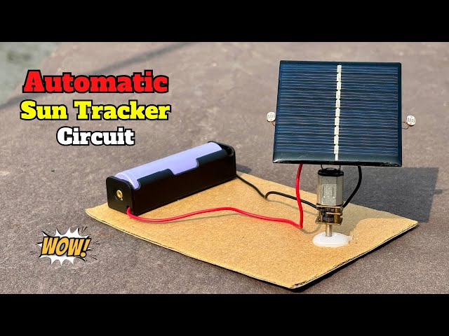 Automatic Sun Tracker Circuit | Solar Tracker Circuit | Electronic Projects